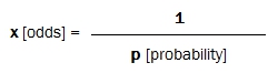 probabilities to odds