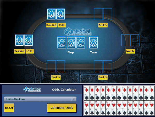 CardsChat poker odds calculator