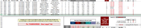 HDAFU Table Data Tab: Highlight Row Example Screenshot