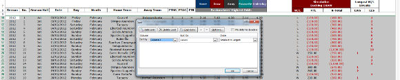 HDAFU Table Data Tab: Select Column Password Field Example Screenshot