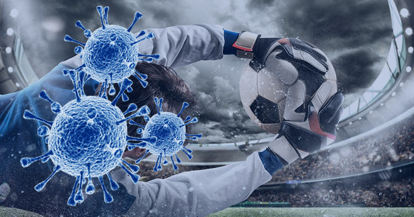Illustration Coronavirus Effects on Football Matches