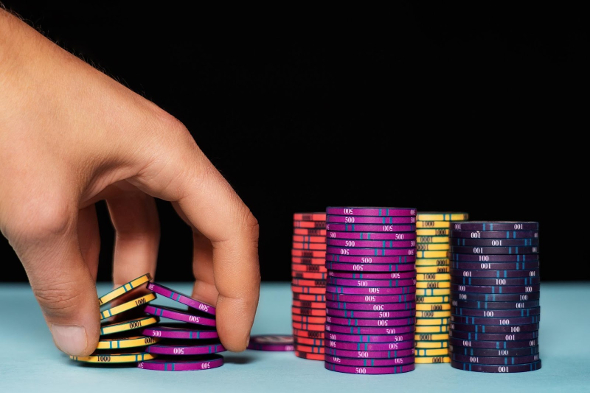 Counting Casino Chips